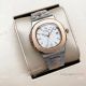 Swiss Quality Patek Philippe Nautilus 8215 Automatic Two Tone Rose Gold Black Dial (4)_th.jpg